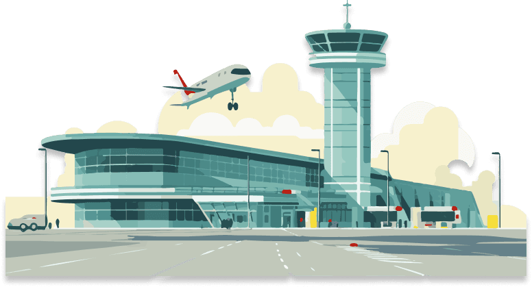 Additional airport banner