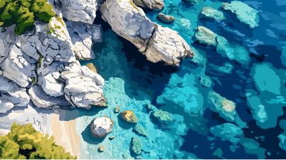 scenic beach view