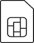 additional services vector representing a child seat and a sim card