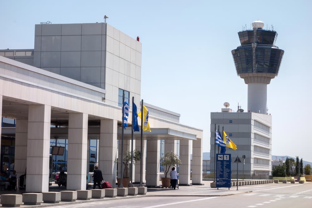A scenic view of Athens Airport