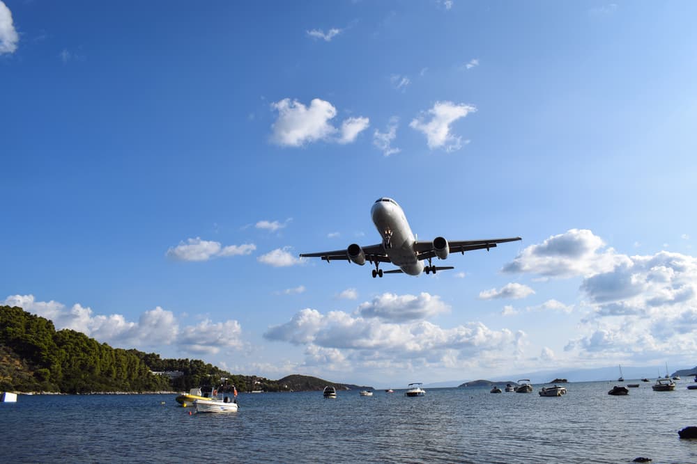 A scenic view of Naxos Airport
