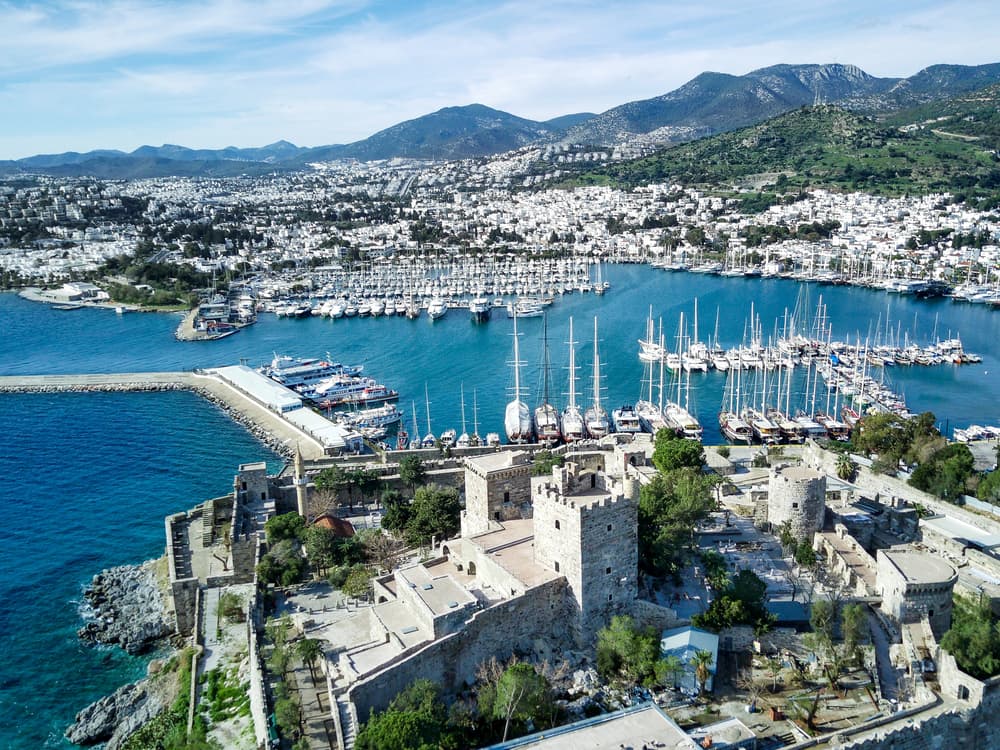 A scenic view of Bodrum Port