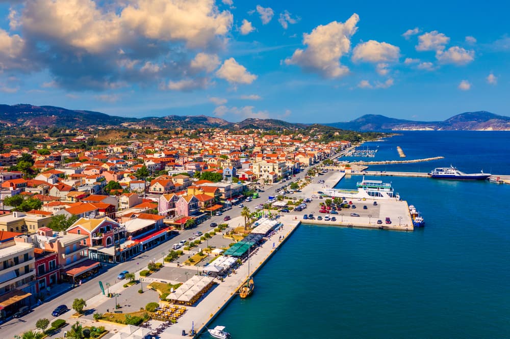 A scenic view of Kefalonia Port