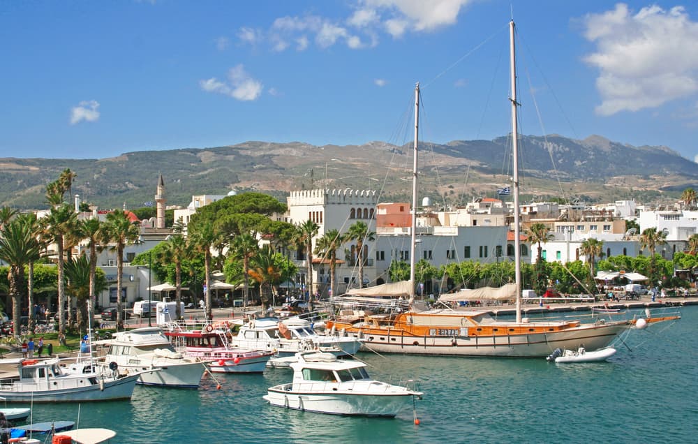 A scenic view of Kos Port