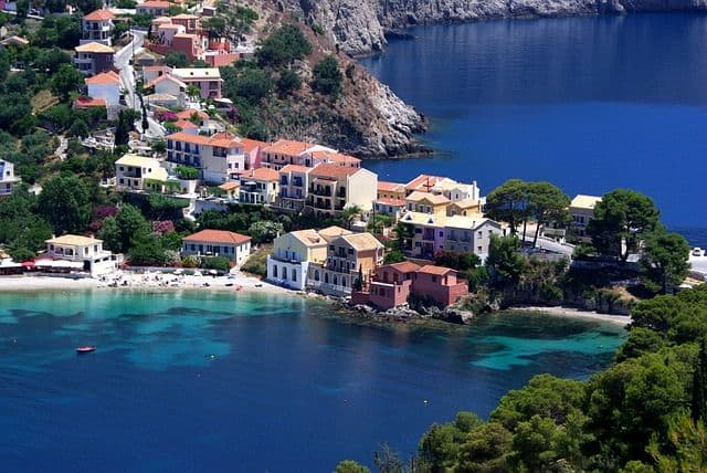 Scenic view of Kefalonia bay